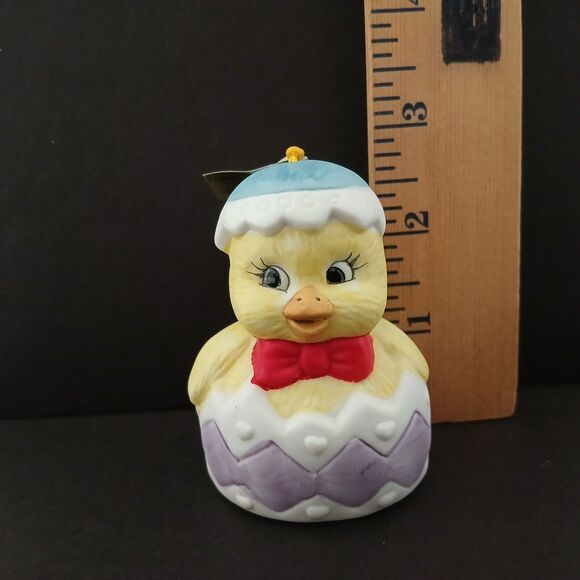 Jasco Lil Ceramic Wind Chimers Chick Bell Ornament Easter Holiday Decoration - Picture 11 of 12